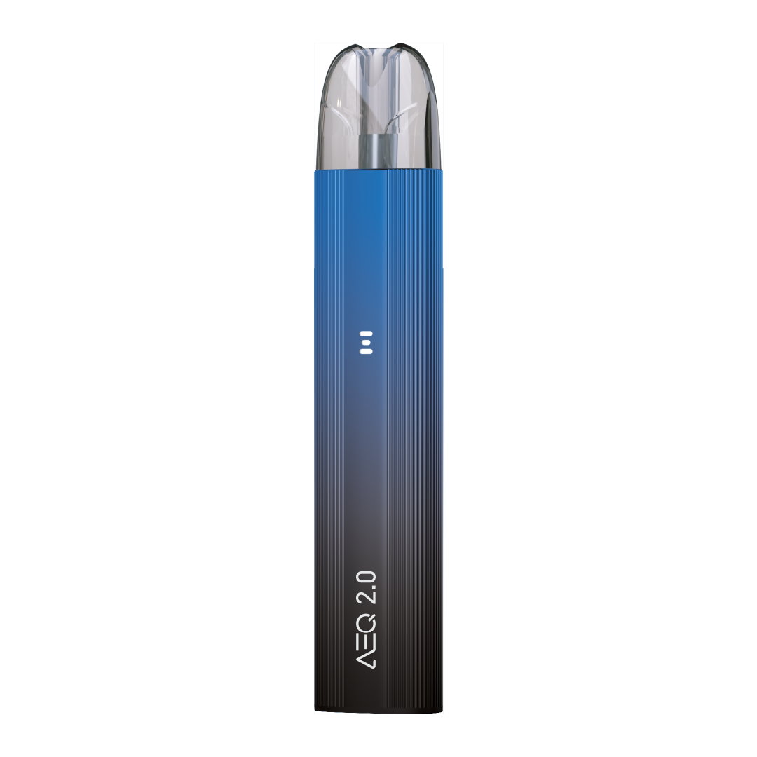 AEQ 2.0 pod vape device black blue UK 