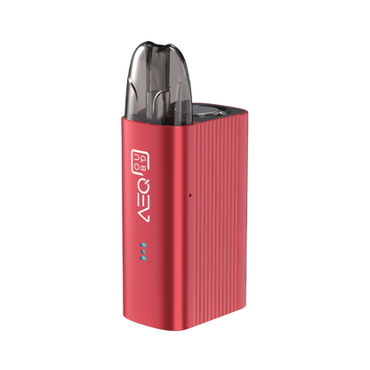 AEQ QUB3D pod vape device cherry red UK