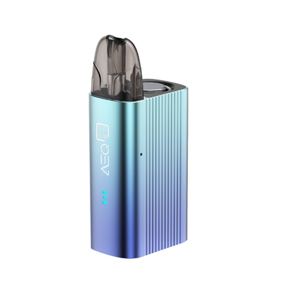 AEQ QUB3D pod vape device cyan blue UK