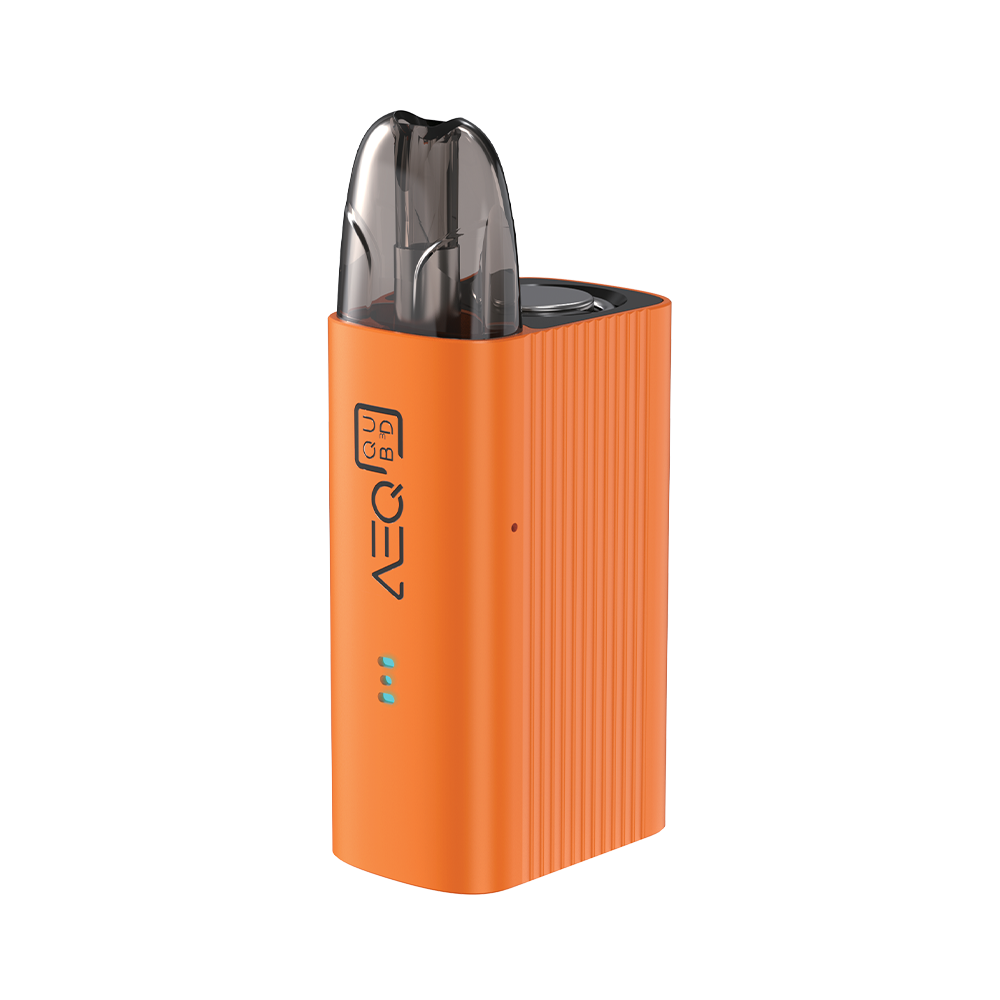 AEQ QUB3D pod vape device orange UK