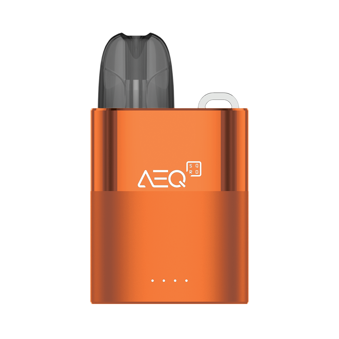 AEQ SQRD vape device pod kit orange UK