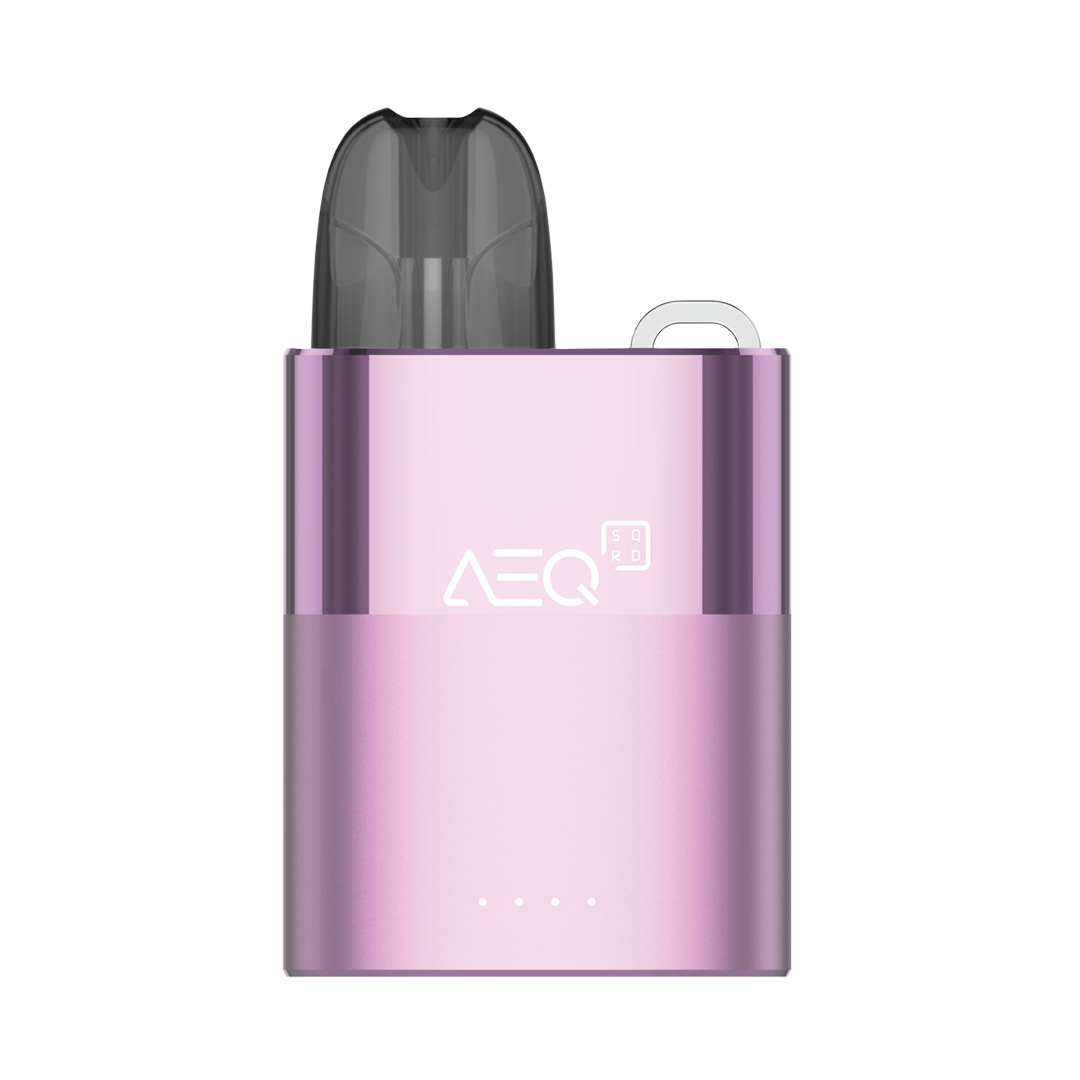 AEQ SQRD vape device pod kit pink UK