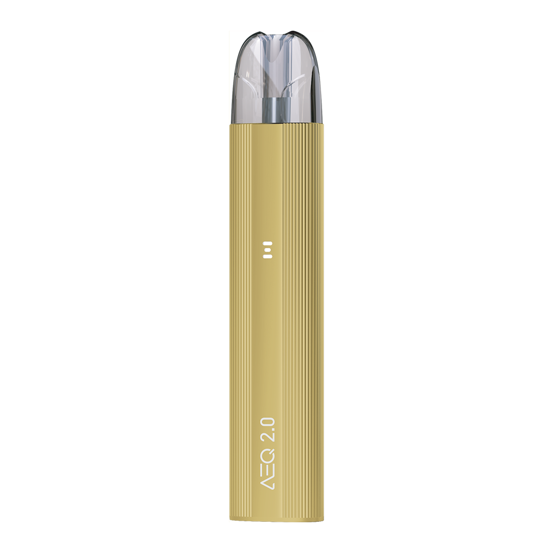 AEQ 2.0 pod vape device gold UK 