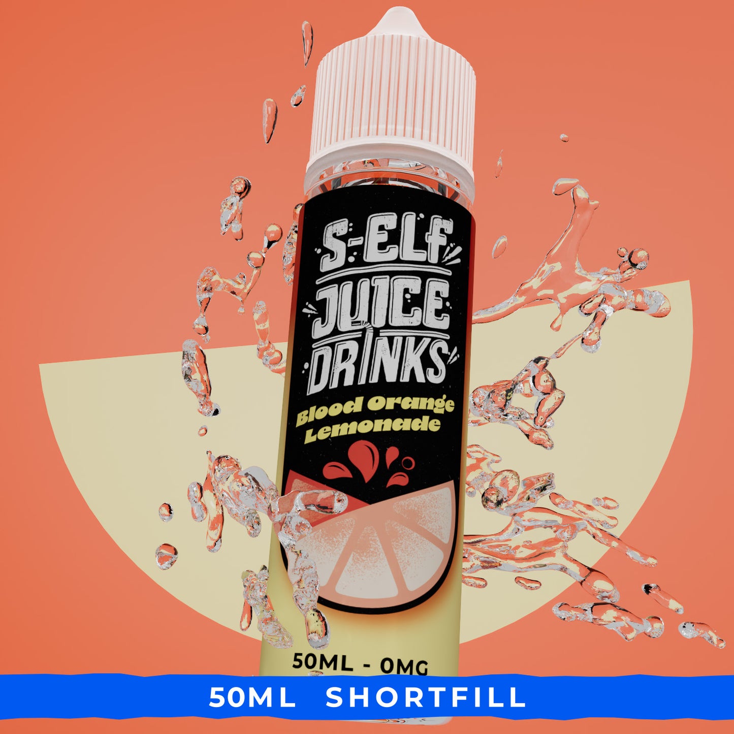 S-Elf Juice Drinks - Blood Orange Lemonade 50ml Shortfill Vape E-liquid UK