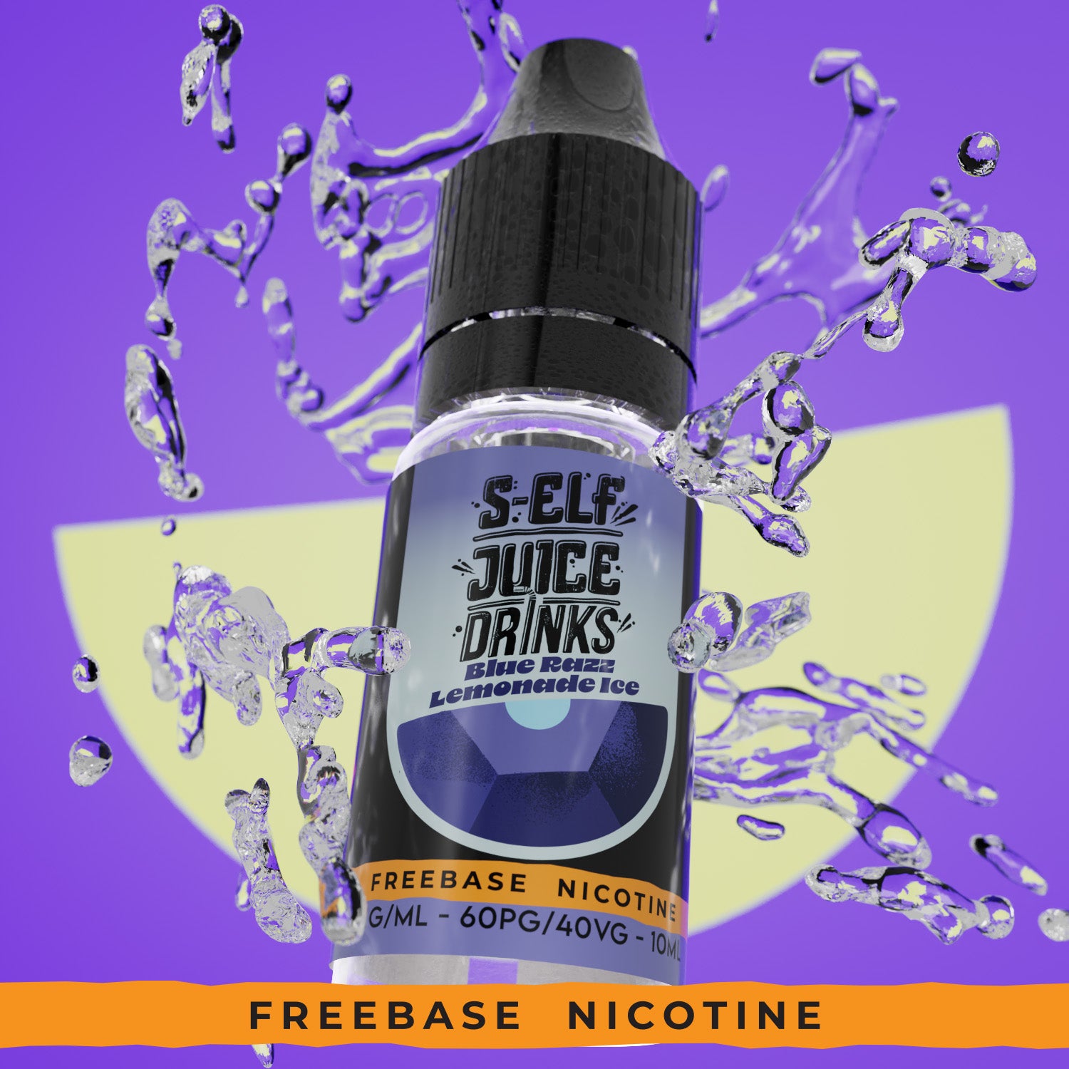 Blue Razz Lemonade 10ml HPG High PG Vape E-Liquid UK S-Elf Juice Drinks