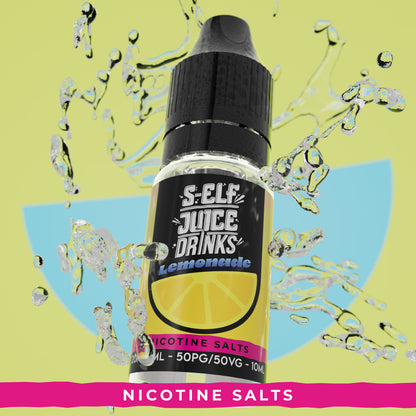 Lemonade 10ml Nicotine Salt Vape E-liquid UK S-Elf Juice Drinks