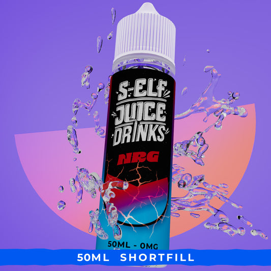 Energy Ice 50ml Shortfill Vape E-Liquid UK S-Elf Juice Drinks