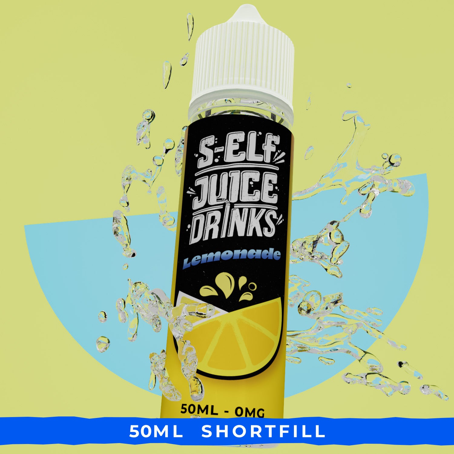 Lemonade 50ml Shortfill Vape E-liquid UK S-Elf Juice Drinks