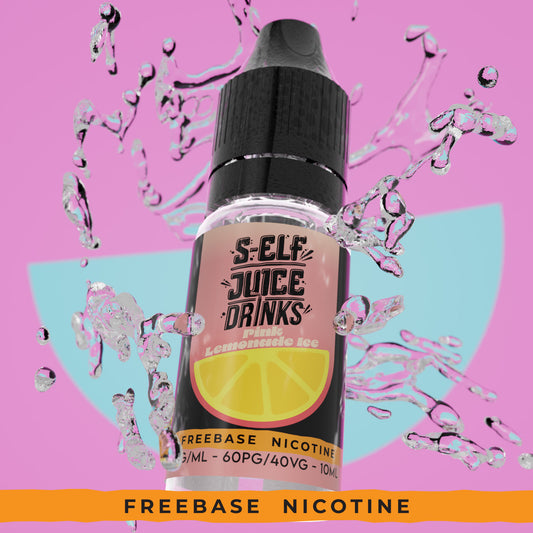 Pink Lemonade Ice 10ml HPG High PG Vape E-Liquid UK S-Elf Juice Drinks