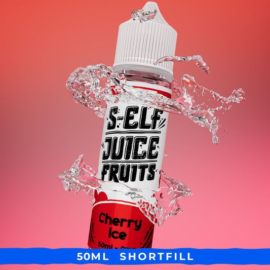 Cherry Ice 50ml Shortfill Vape E-Liquid UK S-Elf Juice Fruits