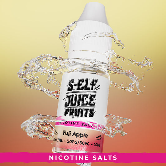 Fuji Apple 10ml Nicotine Salt Vape E-Liquid UK S-Elf Juice Fruits