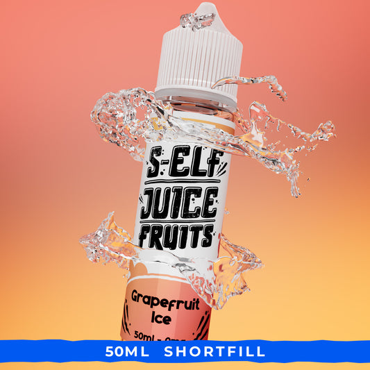 Grapefruit Ice 50ml Shortfill Vape E-Liquid UK S-Elf Juice Fruits