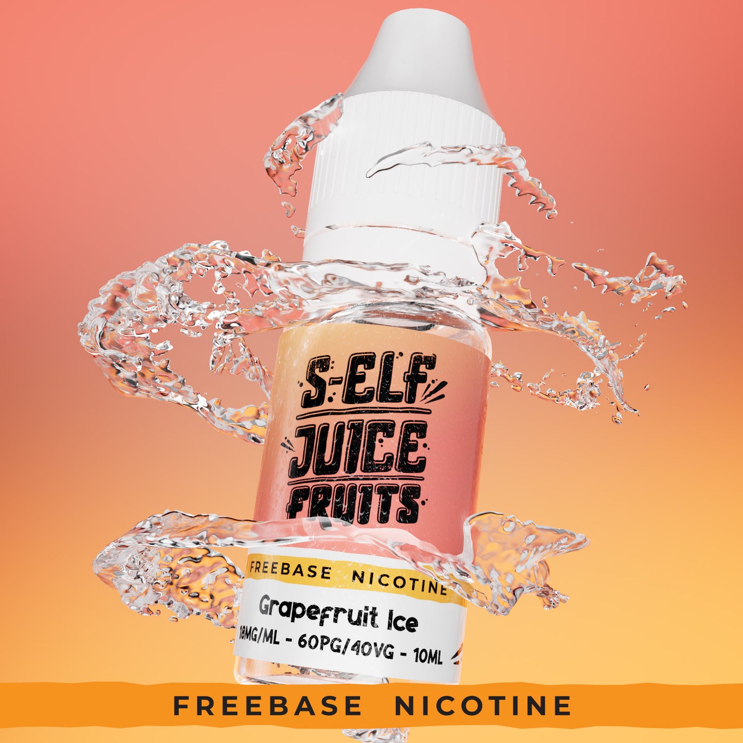 Grapefruit Ice 10ml HPG High PG Vape E-Liquid UK S-Elf Juice Fruits