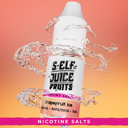 Grapefruit Ice 10ml Nicotine Salt Vape E-Liquid UK S-Elf Juice Fruits