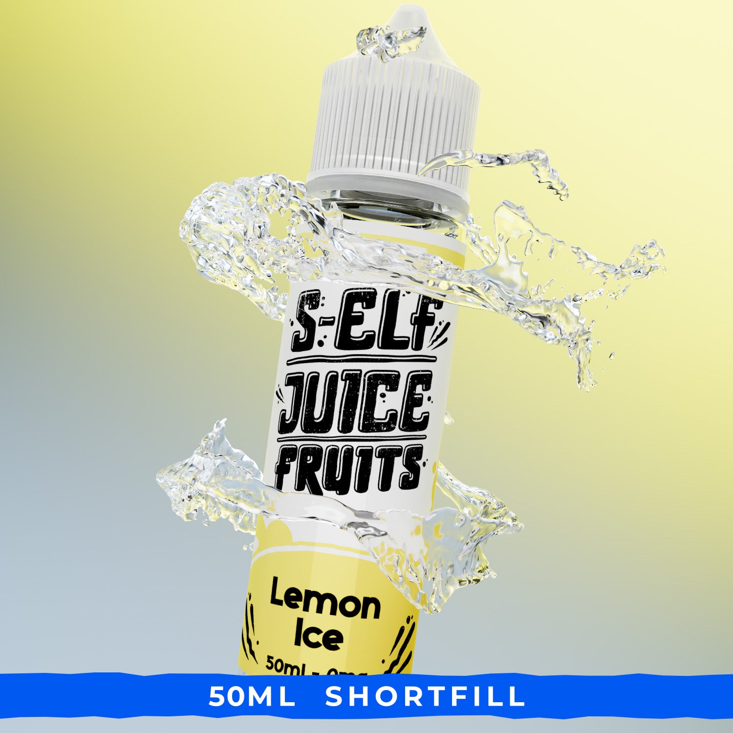 Lemon Ice 50ml Shortfill Vape E-Liquid UK S-Elf Juice Fruits