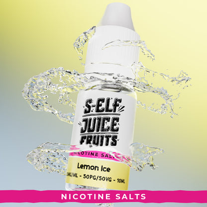 Lemon Ice 10ml Nicotine Salt Vape E-Liquid UK S-Elf Juice Fruits