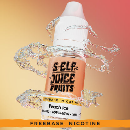 Peach Ice 10ml HPG High PG Vape E-Liquid UK S-Elf Juice Fruits