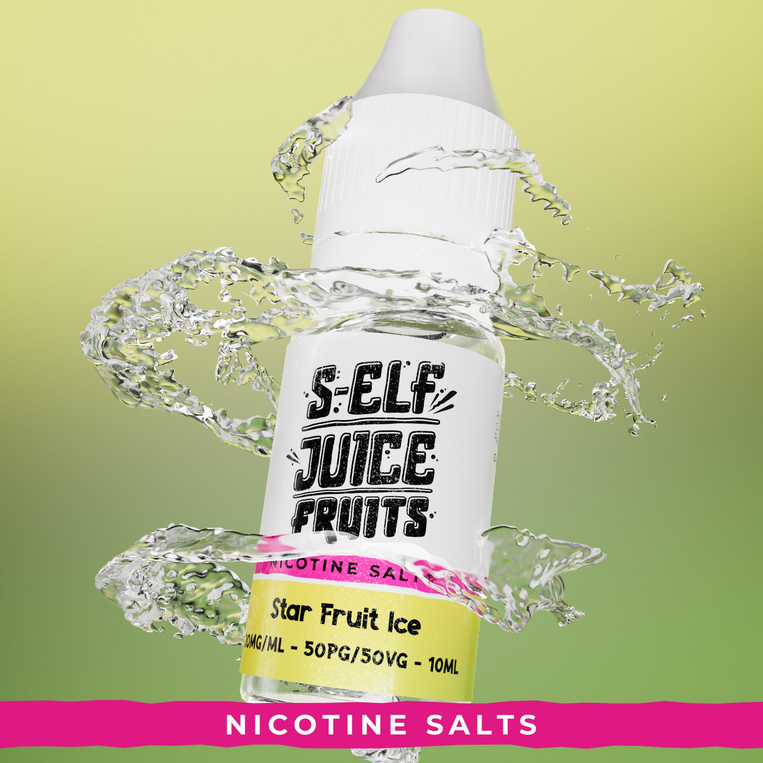 Starfruit Ice 10ml Nicotine Salt Vape E-Liquid UK S-Elf Juice Fruits