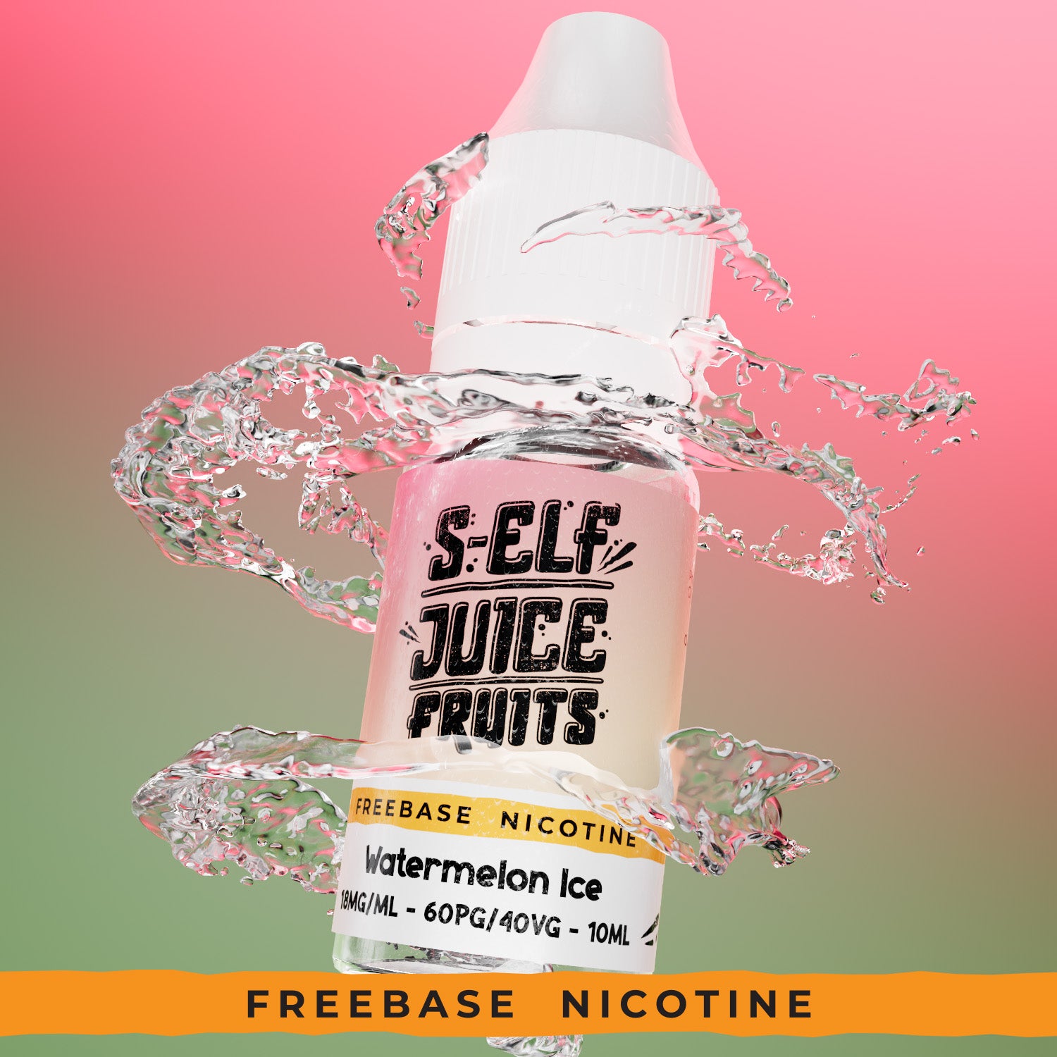 Watermelon Ice 10ml HPG High PG Vape E-Liquid UK S-Elf Juice Fruits