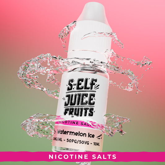 Watermelon Ice 10ml Nicotine Salt Vape E-Liquid UK S-Elf Juice Fruits