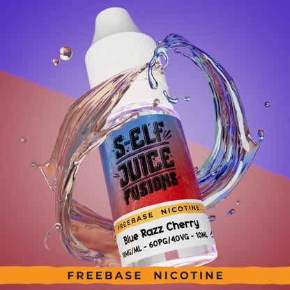 Blue Razz Cherry 10ml HPG High PG Vape E-Liquid UK S-Elf Juice Fusions