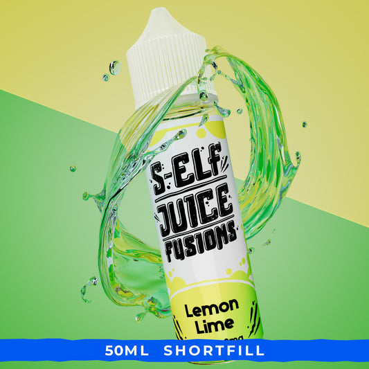 Lemon & Lime 50ml Shortfill Vape E-Liquid UK S-Elf Juice Fusions