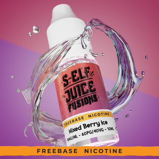 Mixed Berry Ice 10ml HPG High PG Vape E-Liquid UK S-Elf Juice Fusions