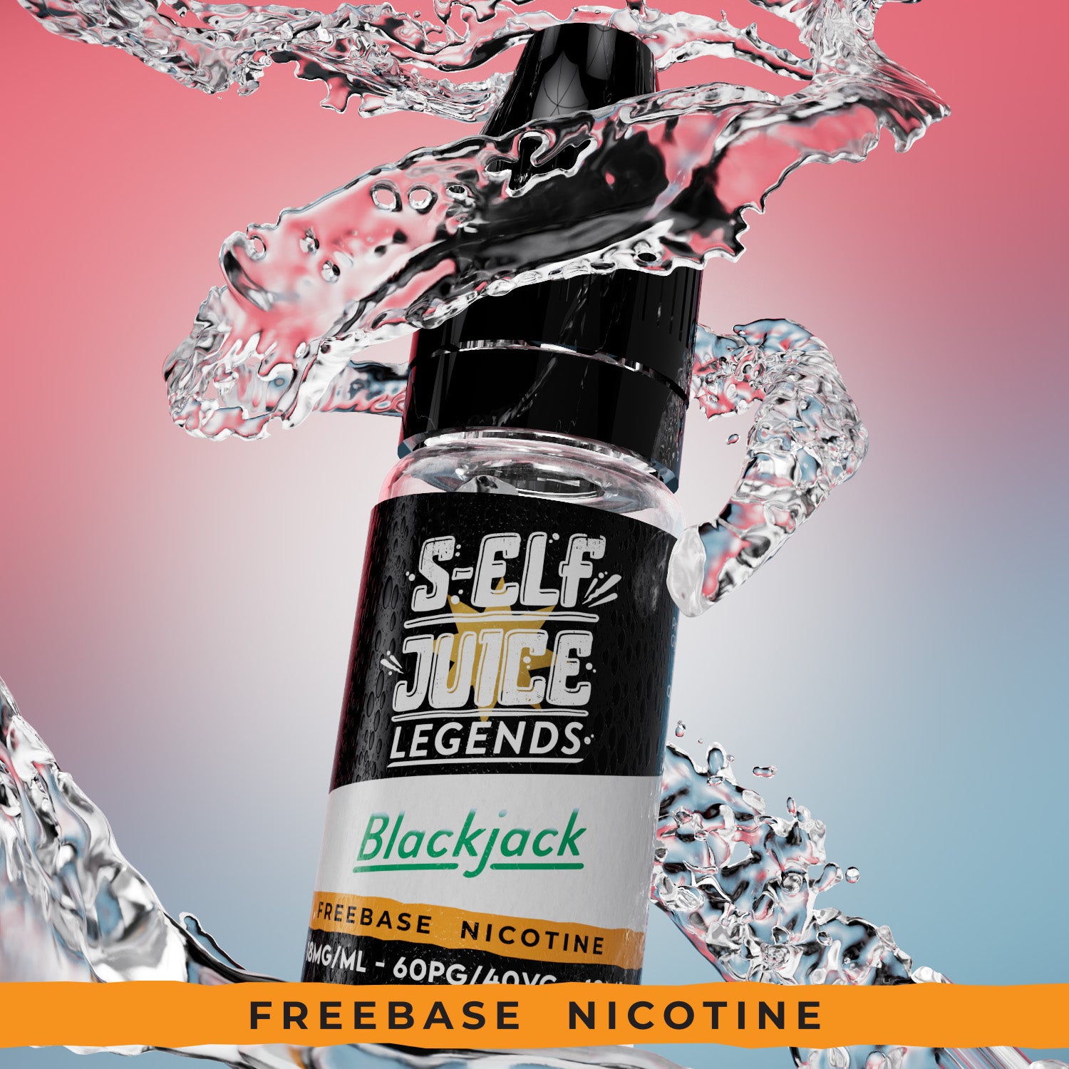 Blackjack 10ml HPG High PG Vape E-Liquid UK S-Elf Juice Legends