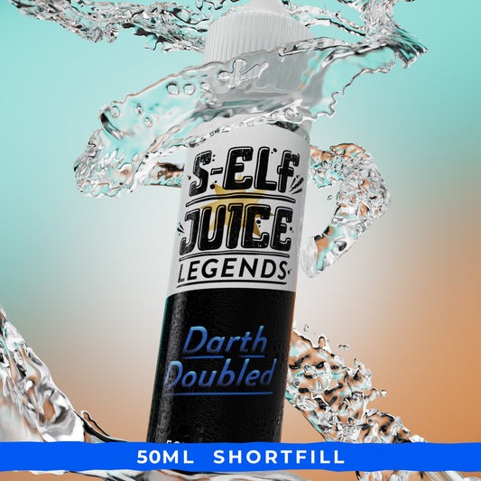 Darth Doubled 50ml Shortfill Vape E-Liquid UK S-Elf Juice Legends