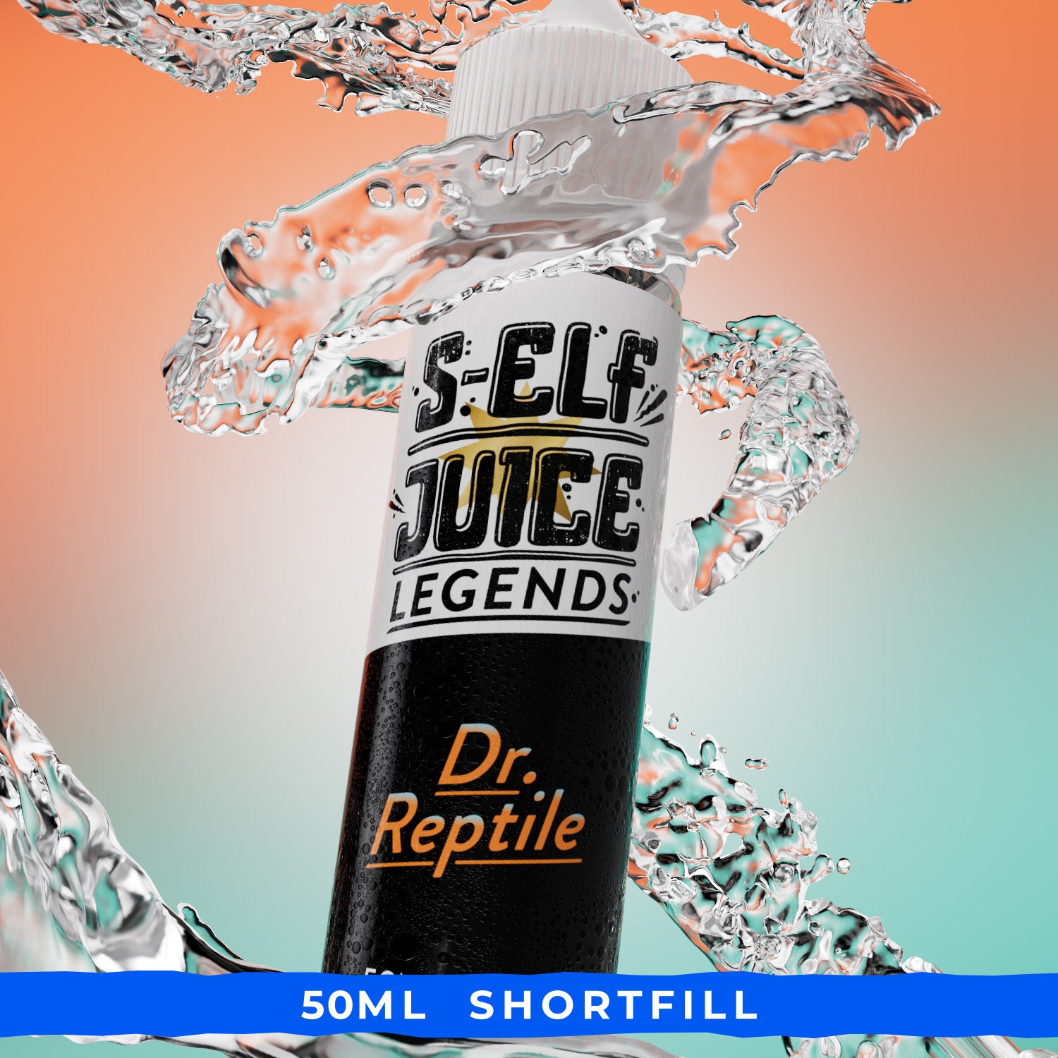 Dr Reptile 50ml Shortfill Vape E-Liquid UK S-Elf Juice Legends