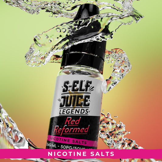 Red Reformed 10ml Nicotine Salt Vape E-Liquid S-Elf Juice Legends