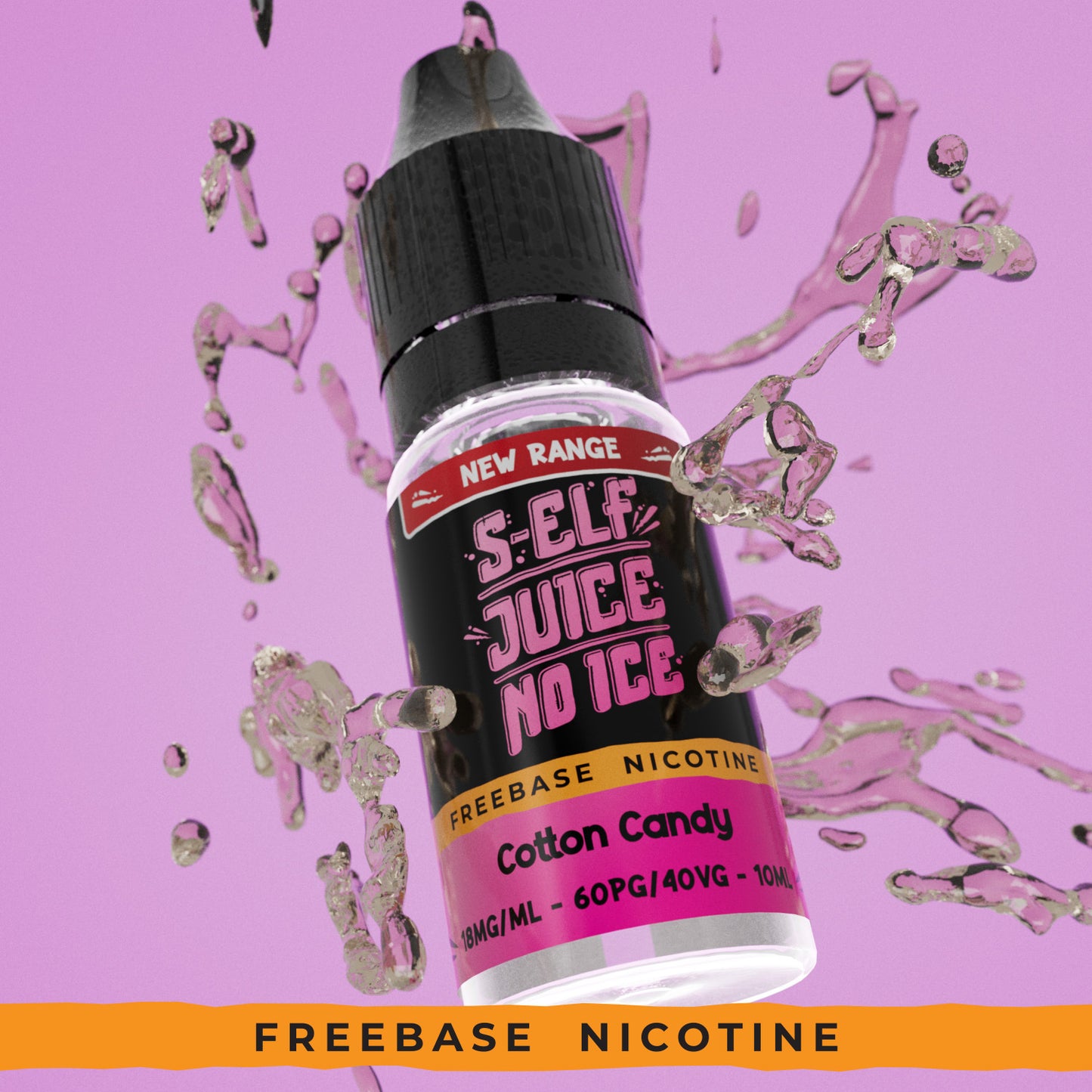 S-Elf Juice No Ice - Cotton Candy 10ml HPG E-Liquid