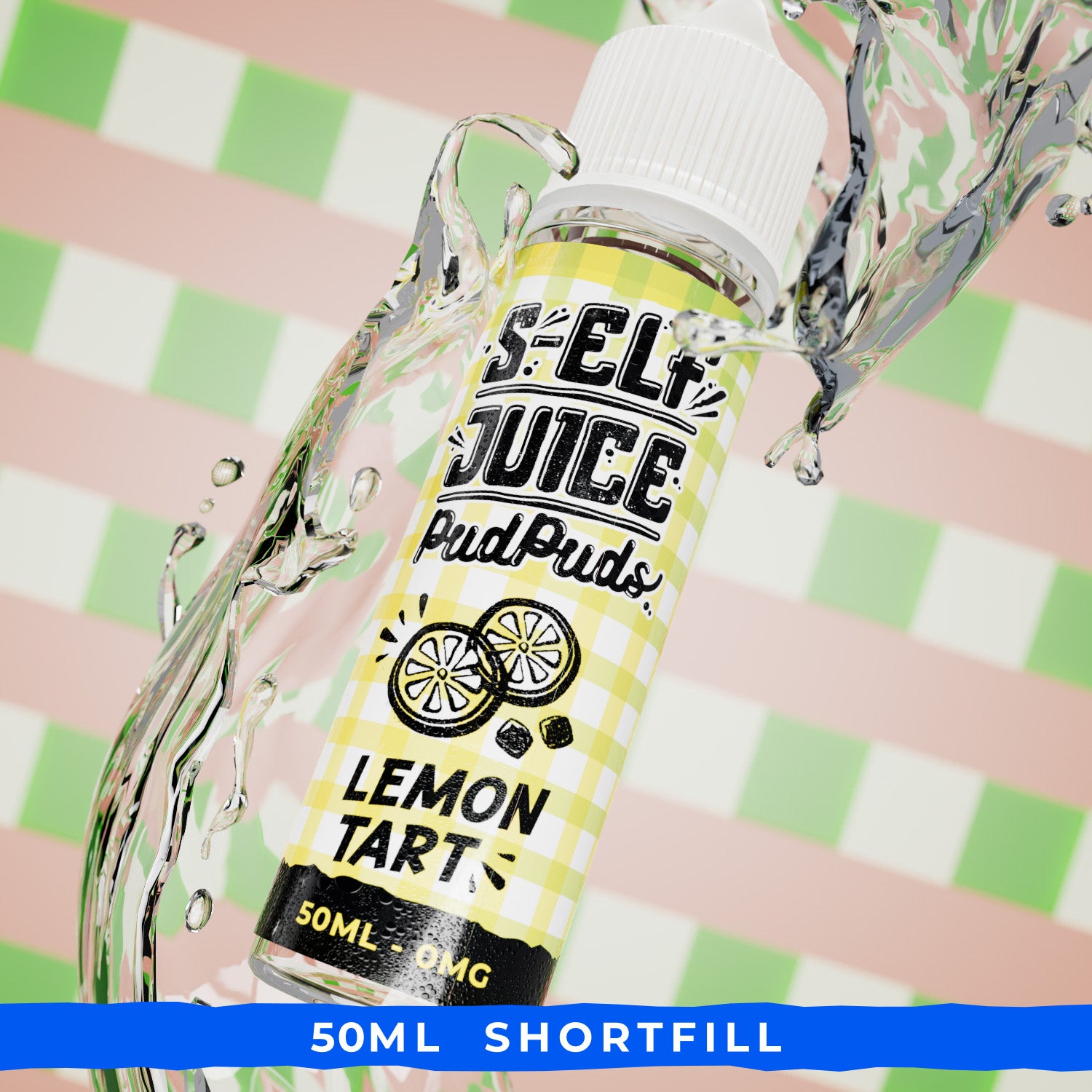 Lemon Tart 50ml Shortfill Vape E-liquid UK S-Elf Juice Pud Puds