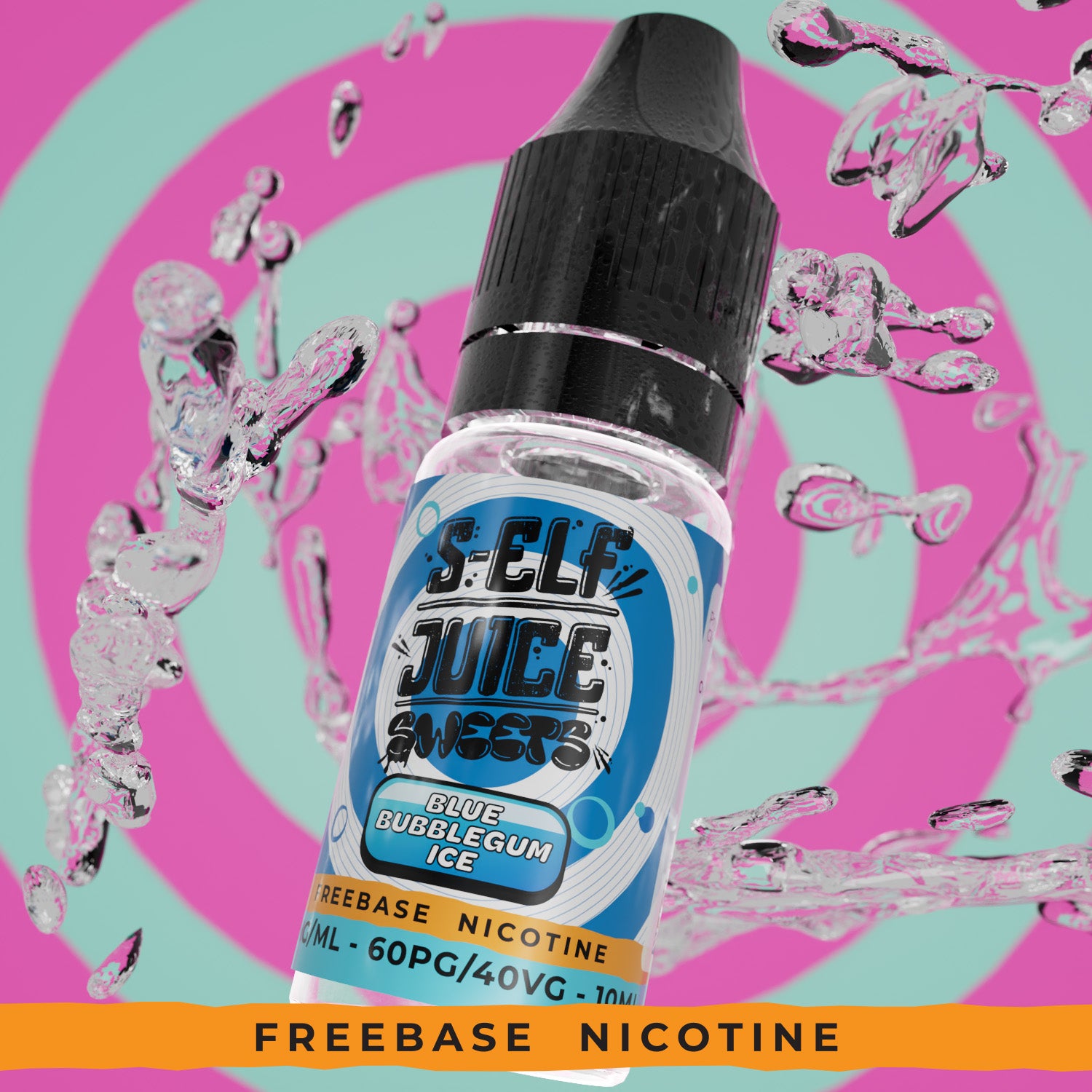 Blueberry Bubblegum 10ml HPG High 
PG Vape E-Liquid UK S-Elf Juice Sweets