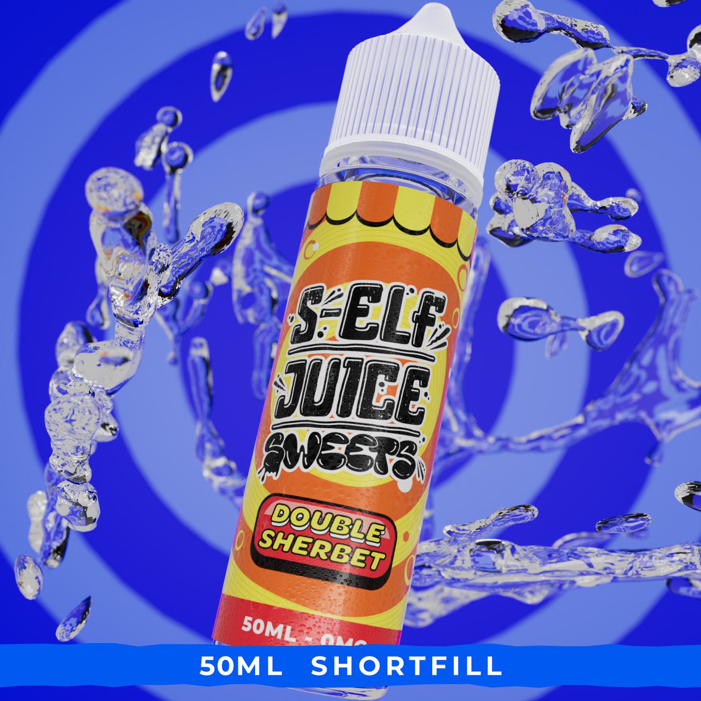 Double Sherbet 50ml Shortfill Vape E-Liquid UK S-Elf Juice Sweets