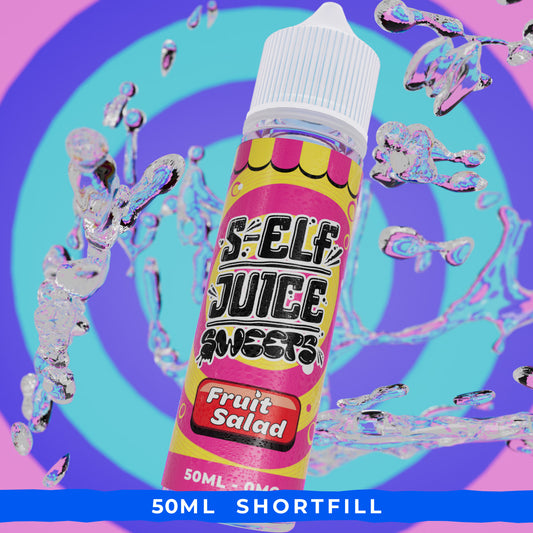 Fruit Salad 50ml Shortfill Vape E-Liquid UK S-Elf Juice Sweets