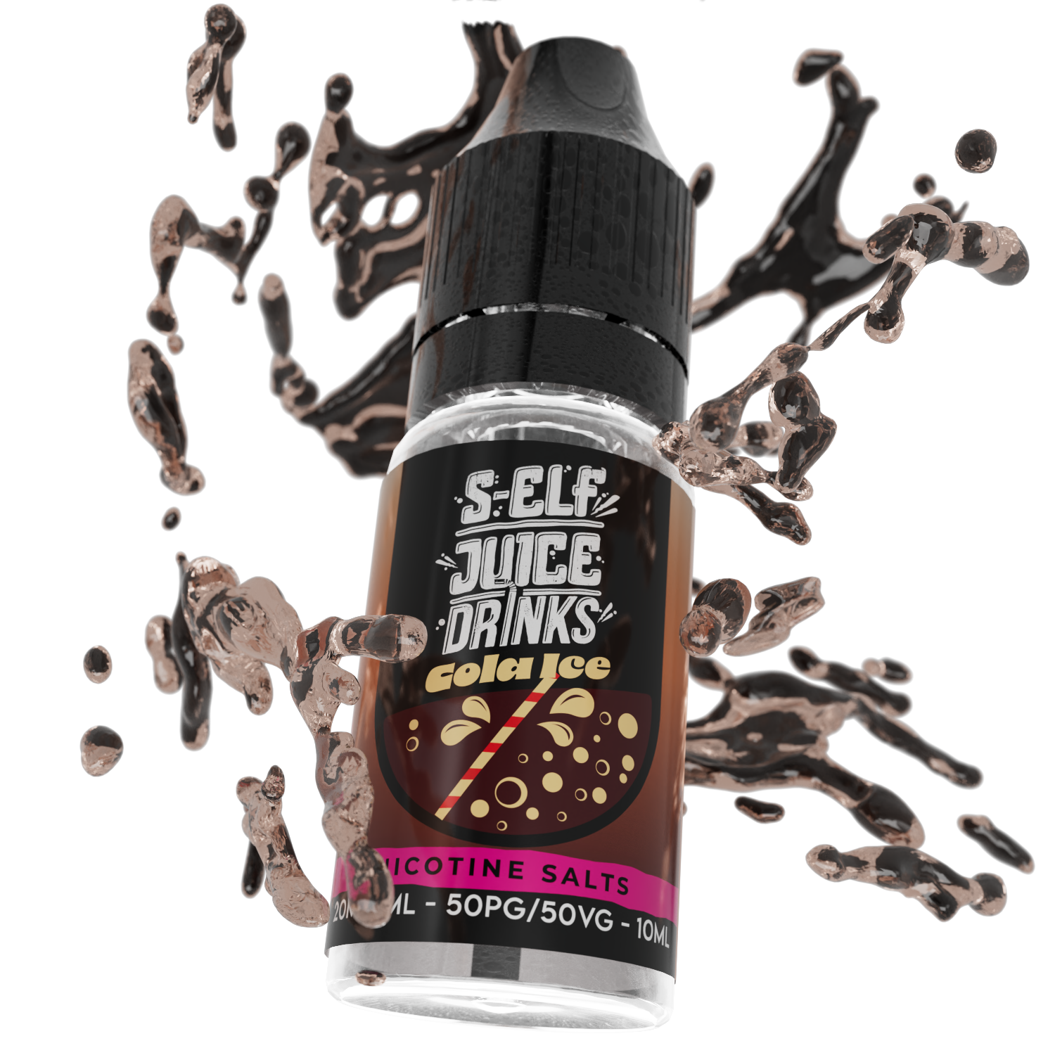 S-Elf Juice Drinks Nicotine Salt E-Liquid Bestseller Cola Ice UK