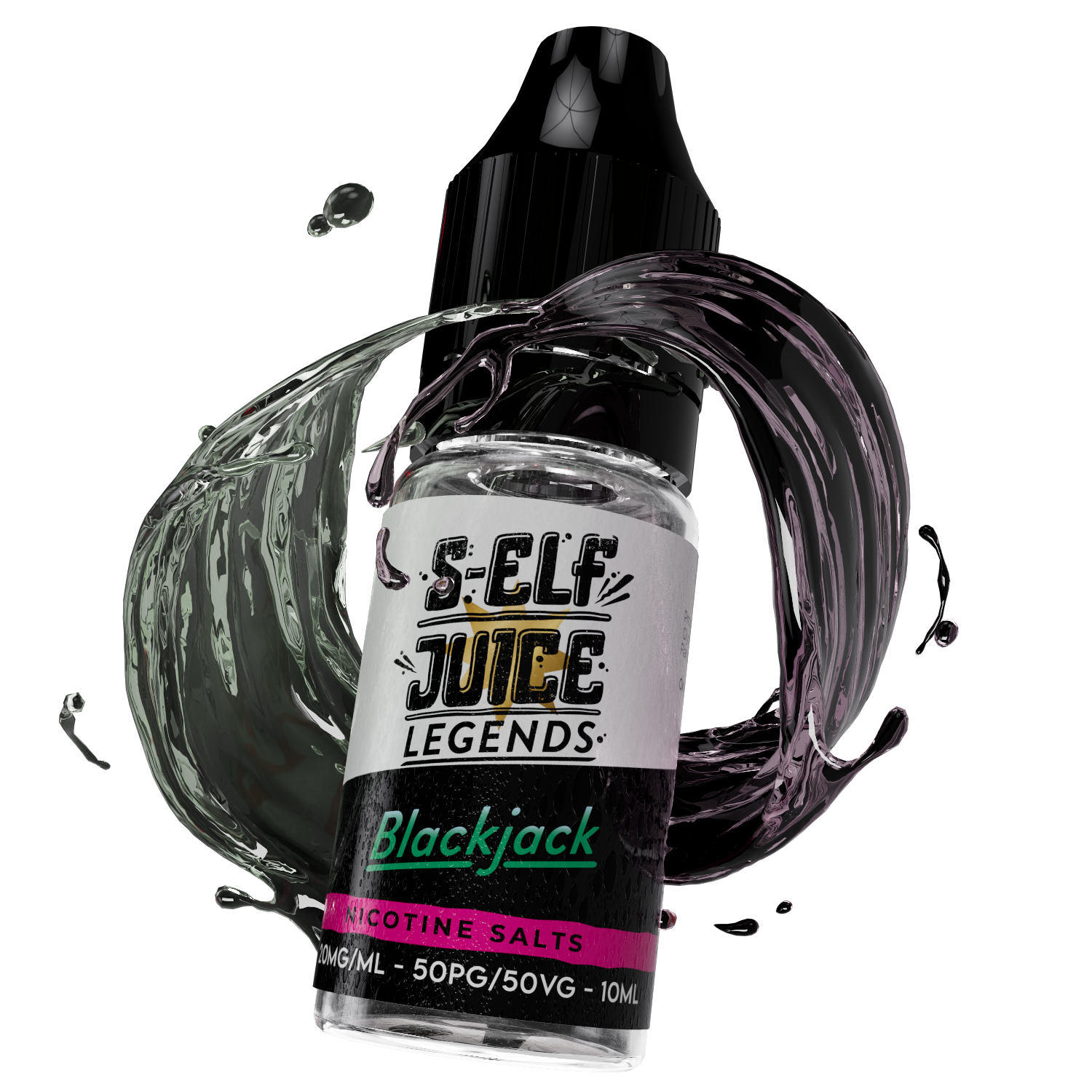 S-Elf Juice Legends Nicotine Salt E-Liquid Bestseller Blackjack