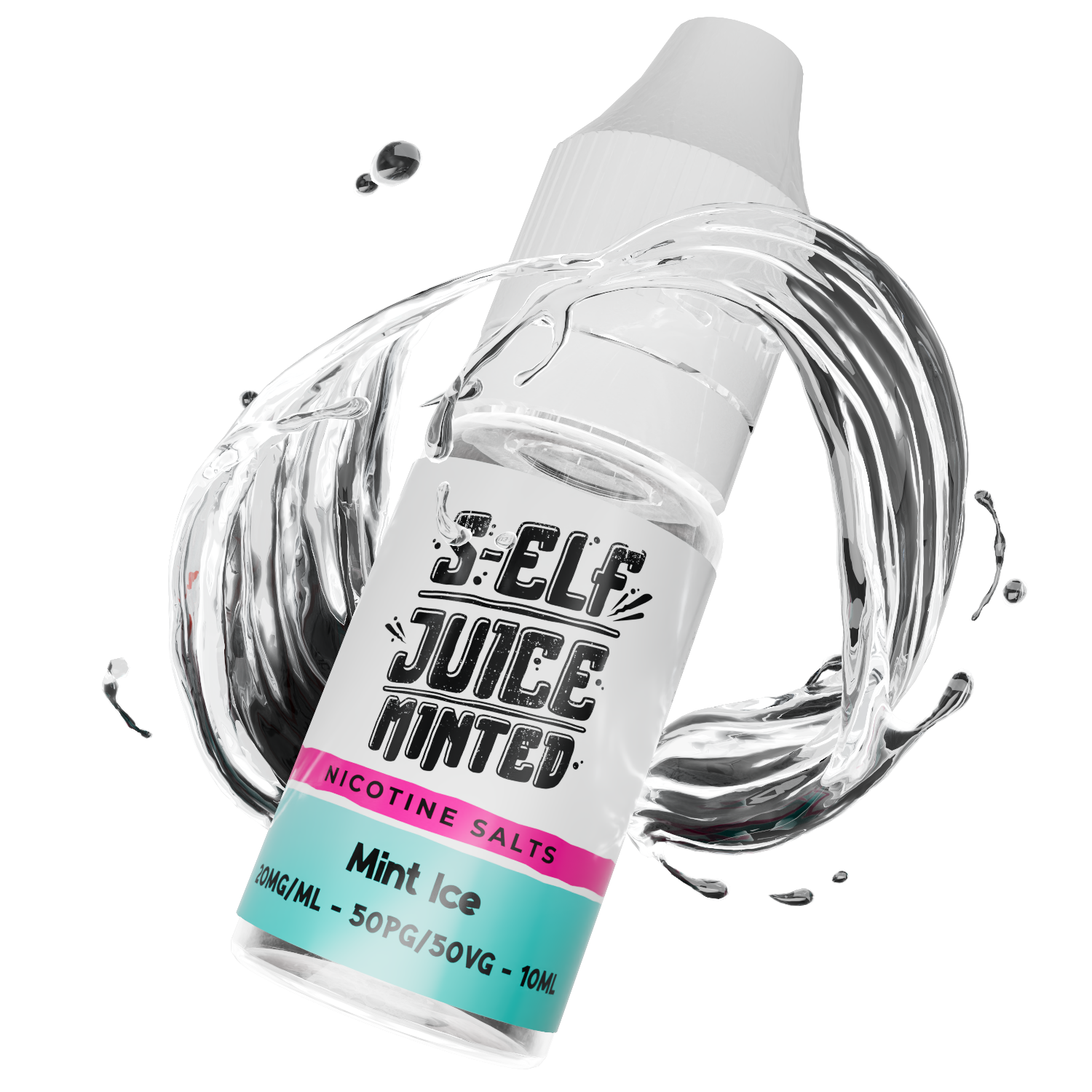 S-Elf Juice Minted Nicotine Salt E-Liquid Bestseller Mint Ice UK