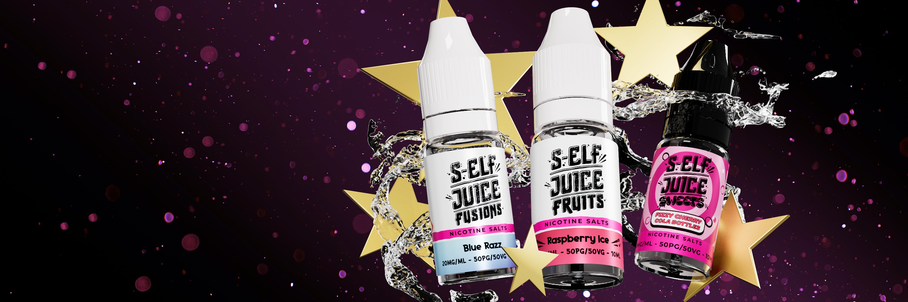 S-Elf Juice UK E-Liquid Superstars 10ml Bottles