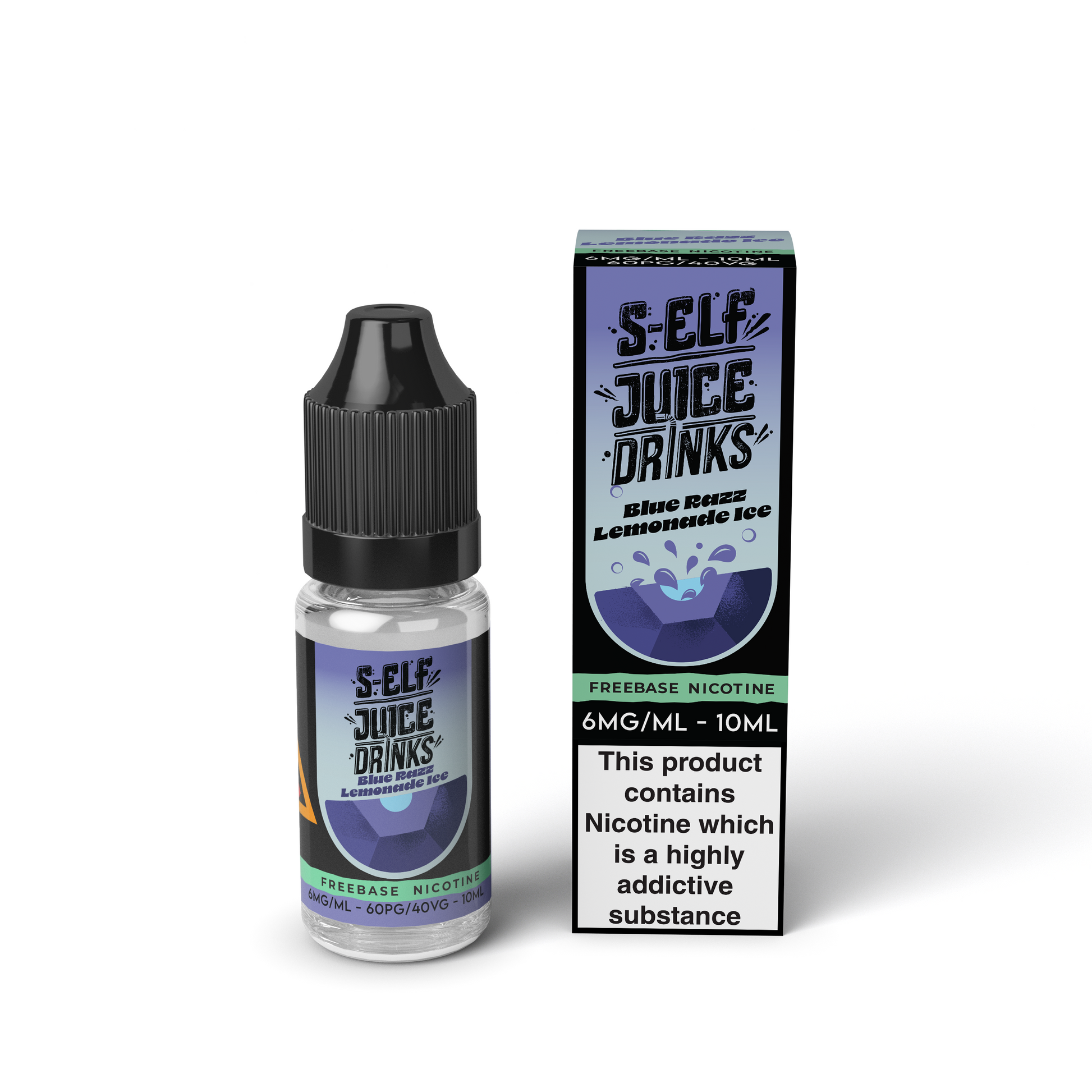 Blue Razz Lemonade 10ml Pack HPG High PG Vape E-Liquid UK S-Elf Juice Drinks