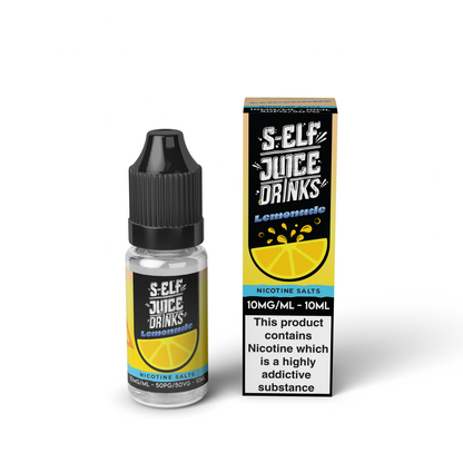Lemonade 10ml Pack Nicotine Salt Vape E-liquid UK S-Elf Juice Drinks