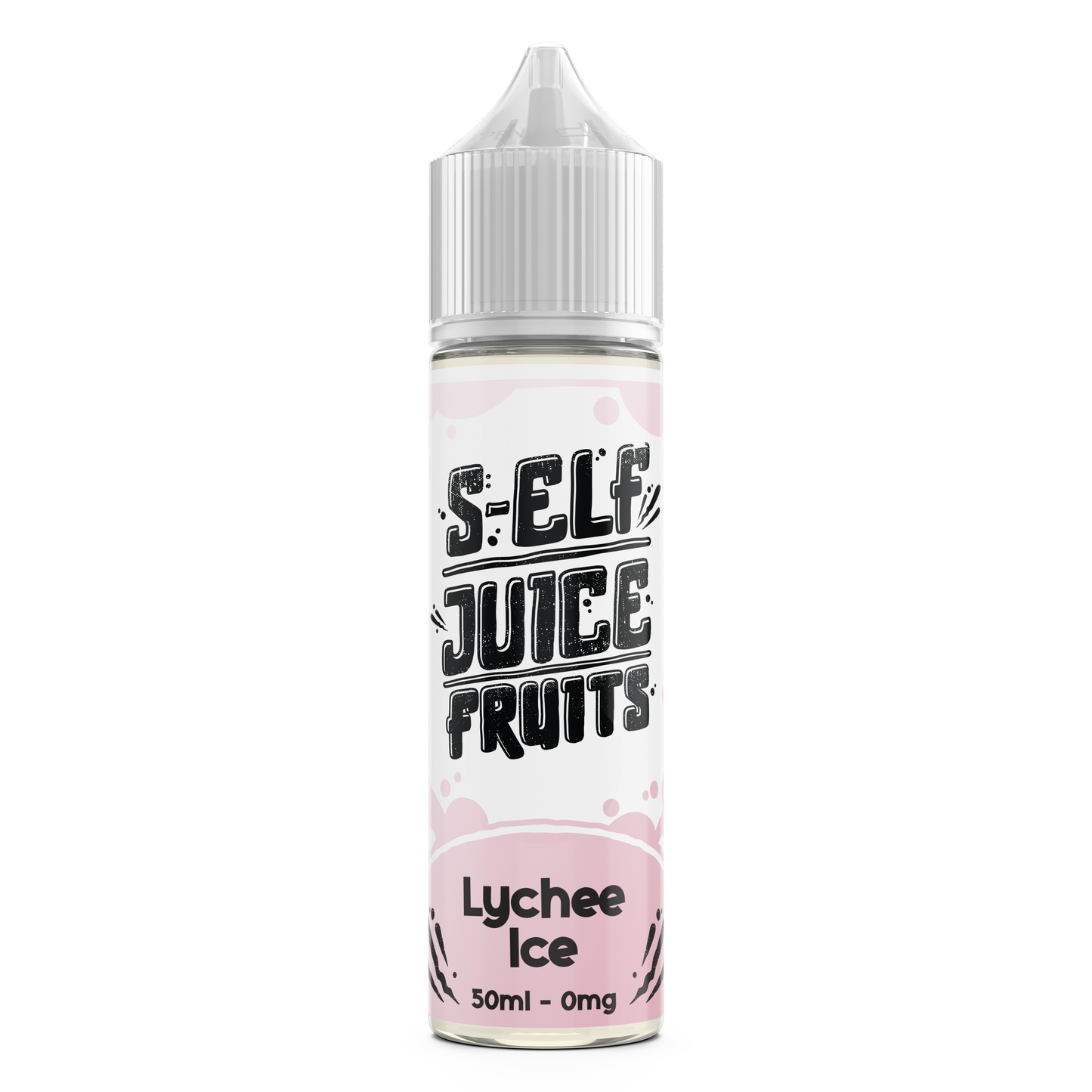 Lychee Ice 50ml Shortfill 0mg Vape E-Liquid UK S-Elf Juice Fruits