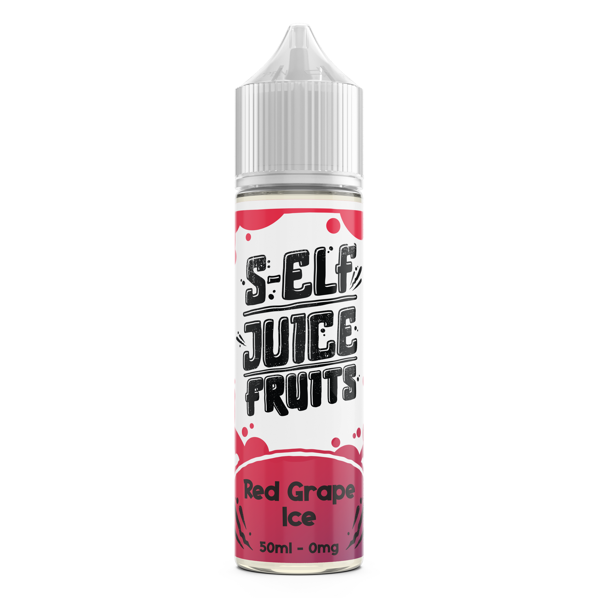 Red Grape Ice 50ml Shortfill 0mg Vape E-Liquid UK S-Elf Juice Fruits