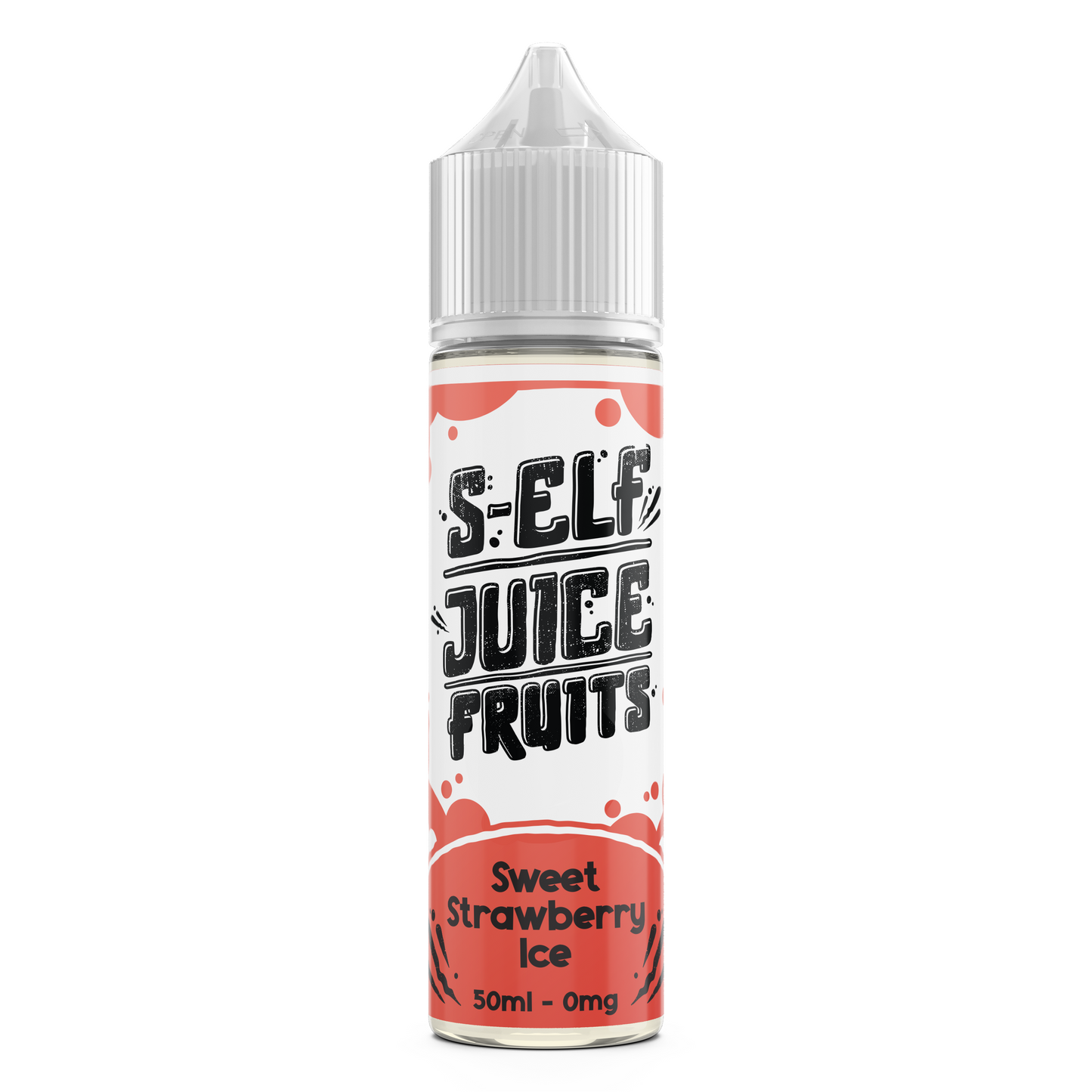 Sweet Strawberry Ice 50ml Shortfill 0mg Vape E-Liquid UK S-Elf Juice Fruits