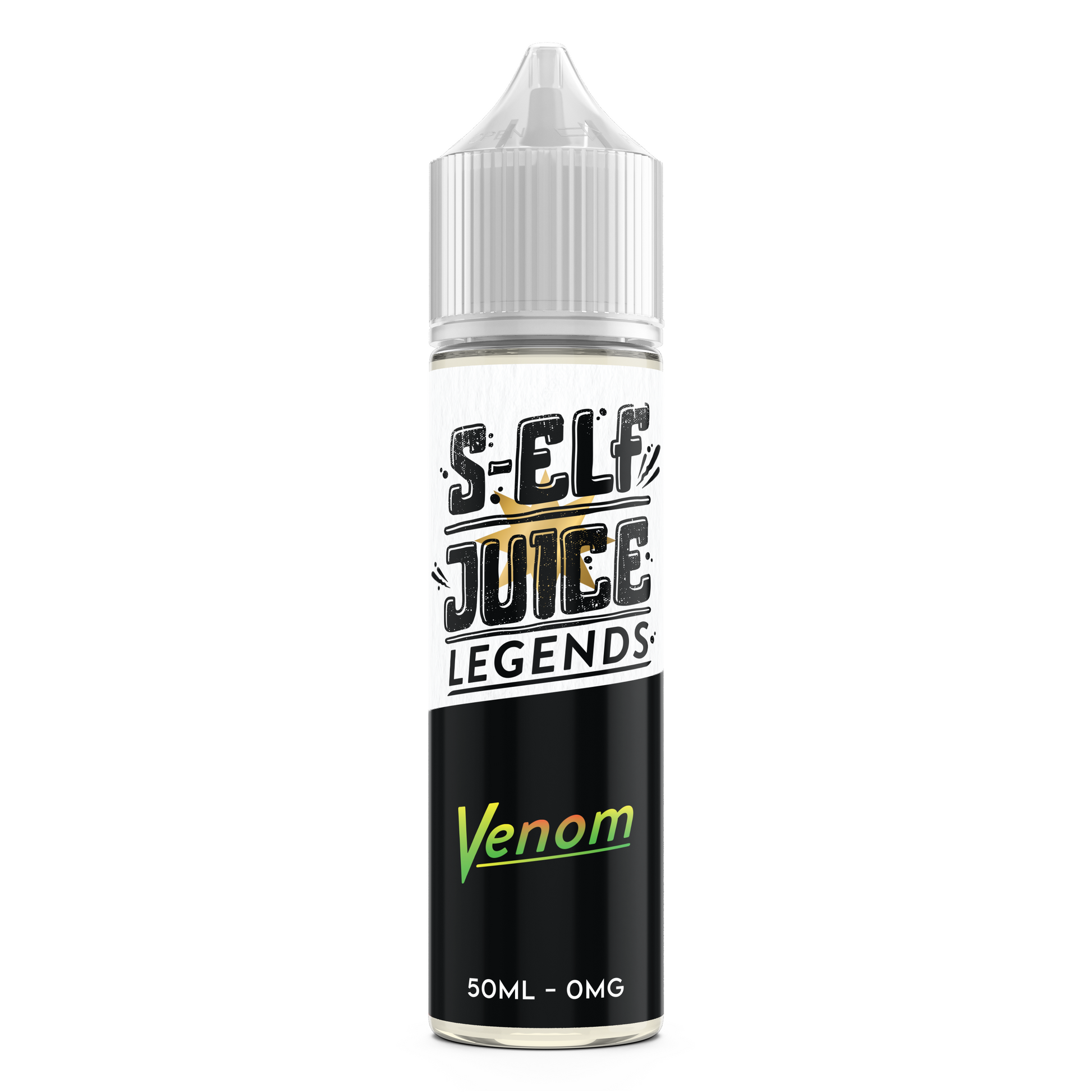 Venom 50ml Shortfill 0mg Vape E-liquid UK S-Elf Juice Venom