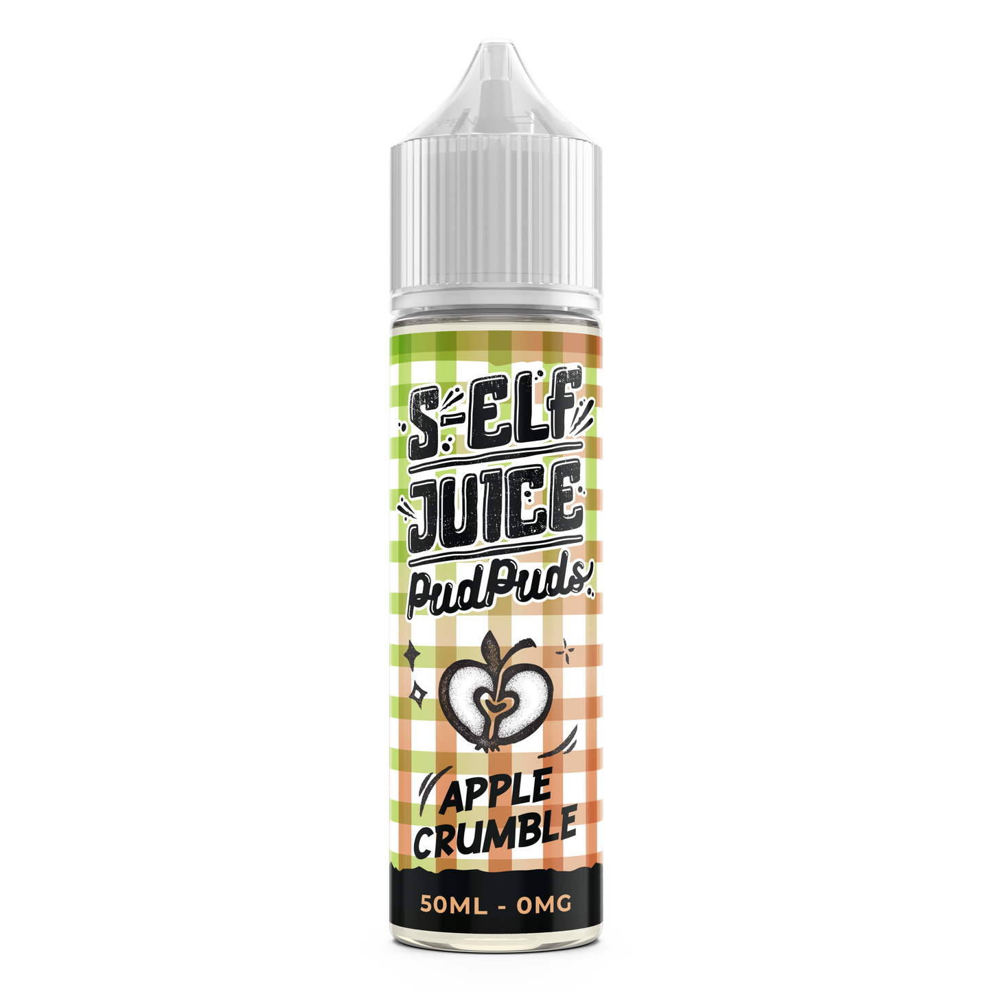 Apple Crumble 50ml Shortfill 0mg Vape E-liquid UK S-Elf Juice Pud Puds