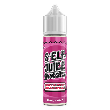 Fizzy Cherry Cola Bottles 50ml Shortfill 0mg Vape E-Liquid UK S-Elf Juice Sweets 