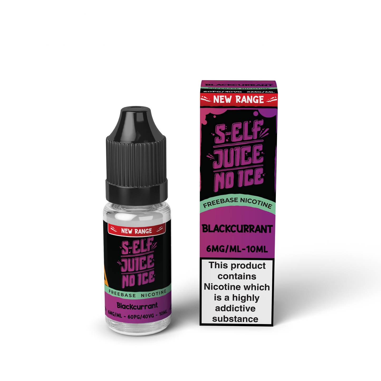 S-Elf Juice No Ice - Blackcurrant 10ml HPG E-Liquid