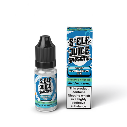 Blueberry Bubblegum 10ml HPG High 
PG Freebase Nicotine Vape E-Liquid UK S-Elf Juice Sweets